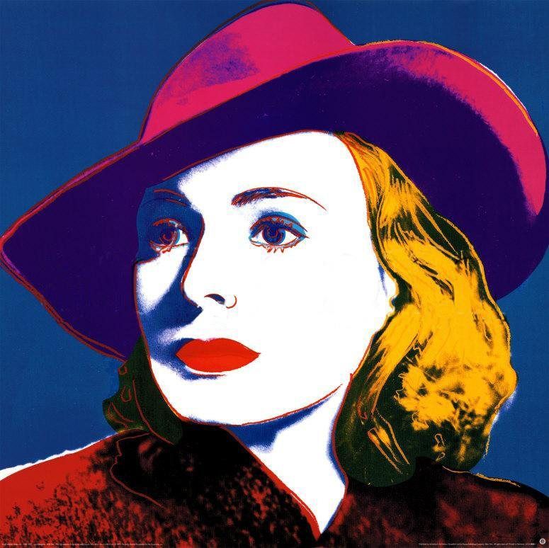 Andy Warhol Ingrid with Hat
